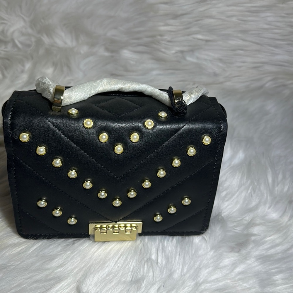 ZAC Zac Posen™ Soft Earthette Mini Chain Shoulder - Pearl Lady. NWT - Picture 4 of 11